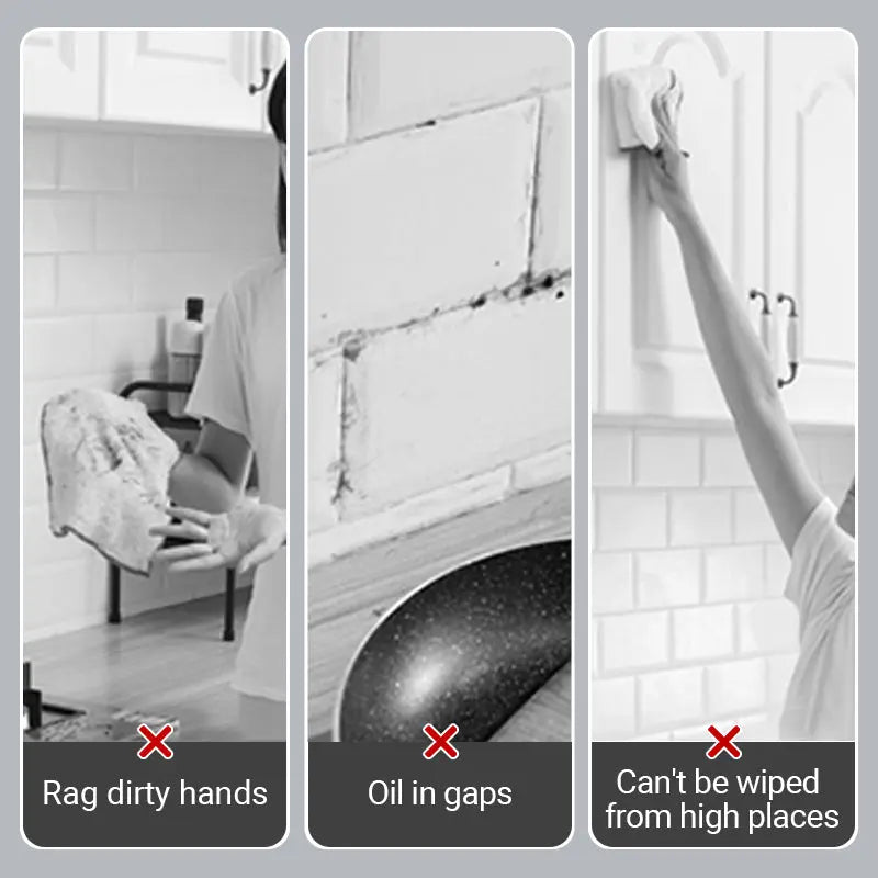 Hands-Free Cleaning Mop – No Bending Floor Cleaner & Wet Wipe Compatible