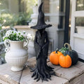 Earth-Tone Witch Garden Figurine