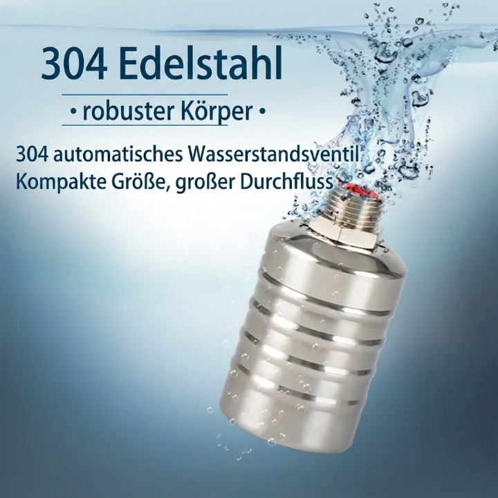 Automatic Float Valve – Stainless Steel, No Electricity & Self-Regulating