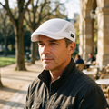 Men's Flat Cap with Mesh Ventilation - Cool, Breathable & Adjustable Fit