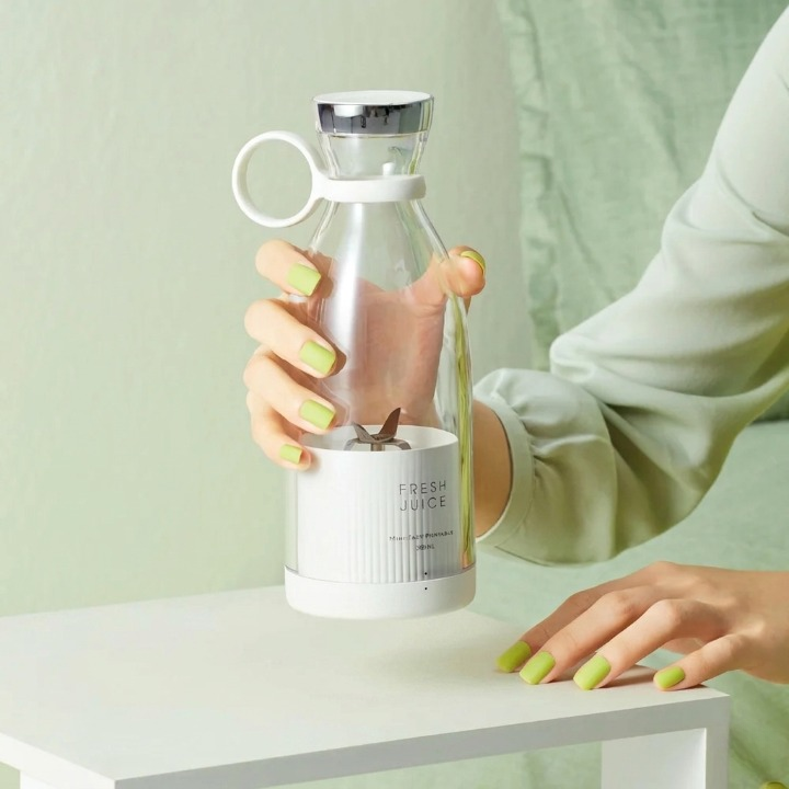Portable Blender Bottle 420ml – Cordless USB Rechargeable & Fresh Smoothies Fast