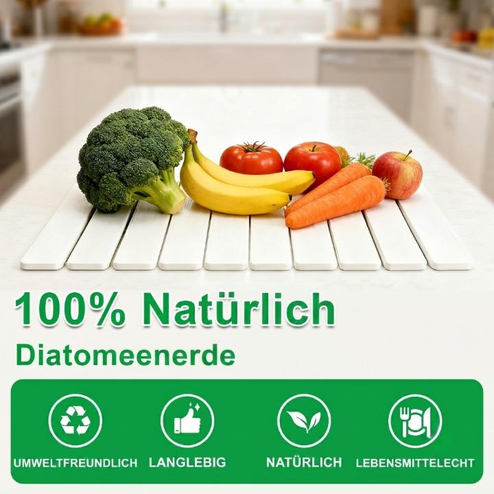 Diatomite Stone Dish Drying Mat – Super Absorbent, Foldable & 40×30cm