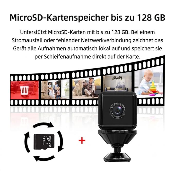 Mini Night Vision Camera – 1080P HD Motion Detection & Indoor Security