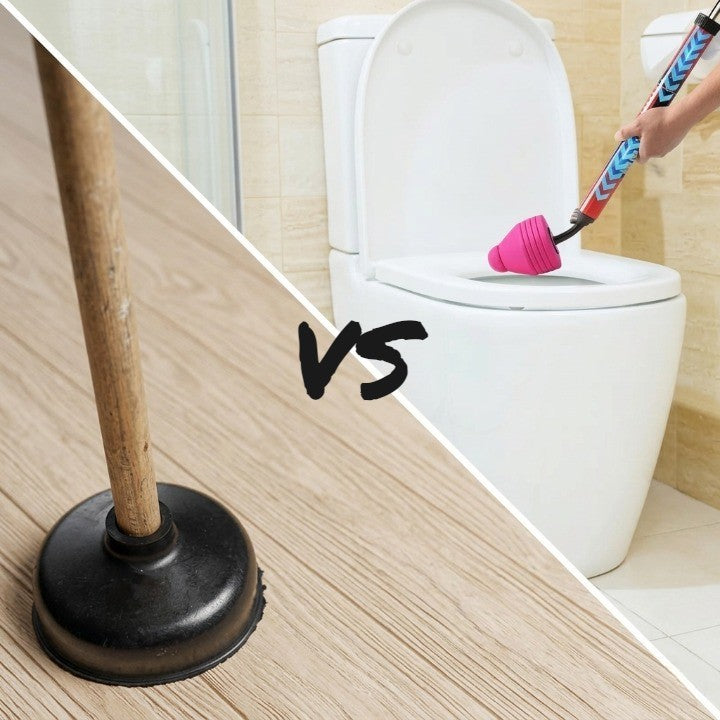 High-Pressure Drain Cleaner – No Chemicals, Clears Blockages & 3 Adapter Sizes