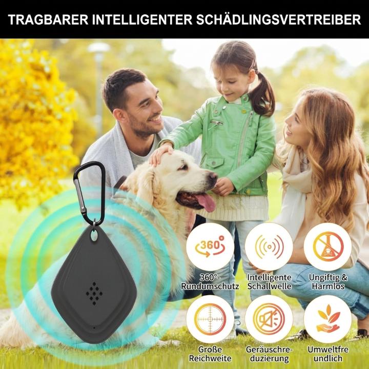 Ultrasonic Pet Protector – Repels Fleas, Ticks & Mosquitoes Without Chemicals