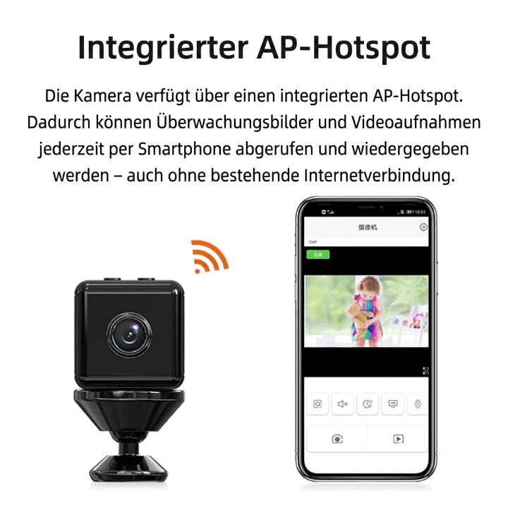 Mini Night Vision Camera – 1080P HD Motion Detection & Indoor Security