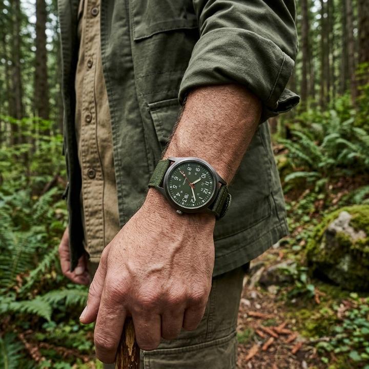 Military Watch with Nylon Strap – Water-Resistant, Shock-Proof & Luminous Hands