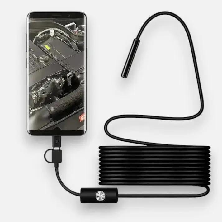 HD Inspection Camera Endoscope – Pipe & Wall Access & Waterproof Probe