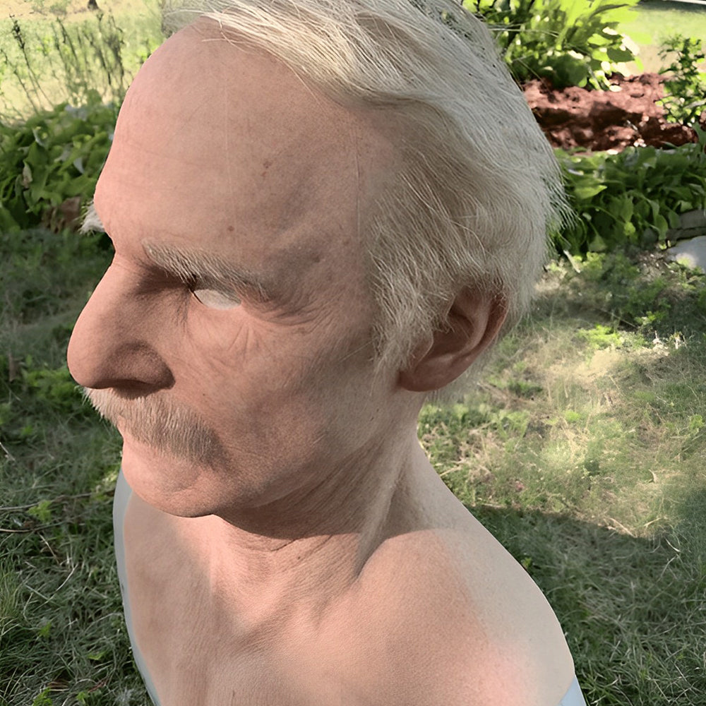 Realistic Full-Head Character Costume Mask