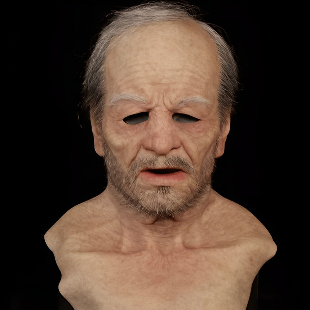 Realistic Full-Head Character Costume Mask