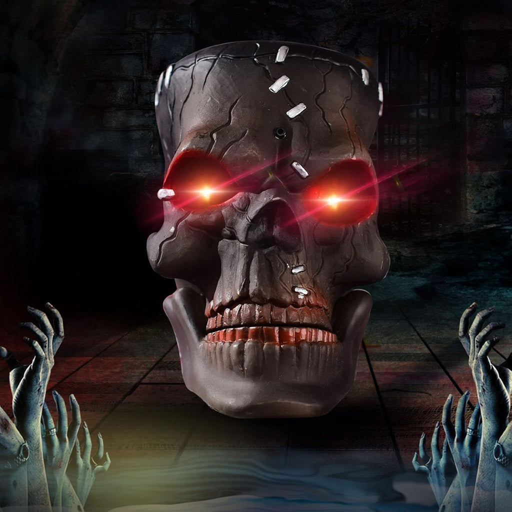 Sound-Activated Animated Hanging Skull