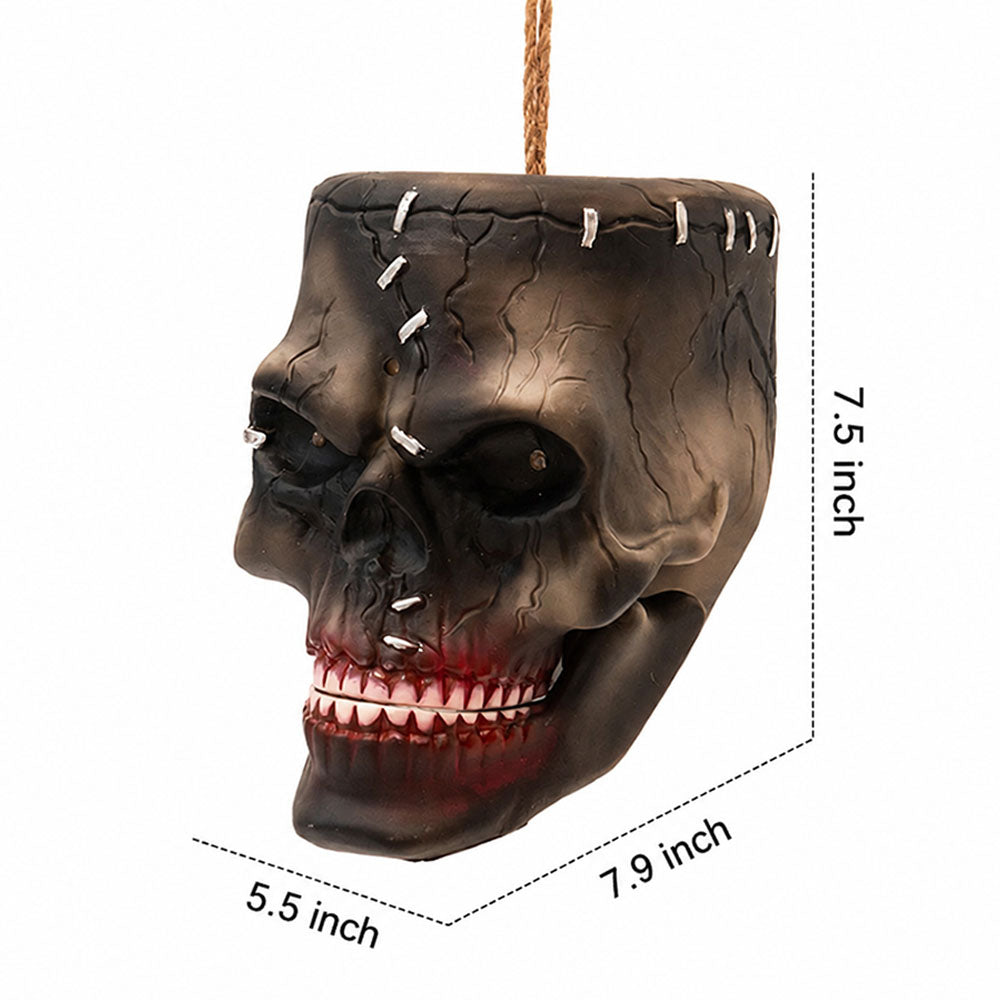 Sound-Activated Animated Hanging Skull