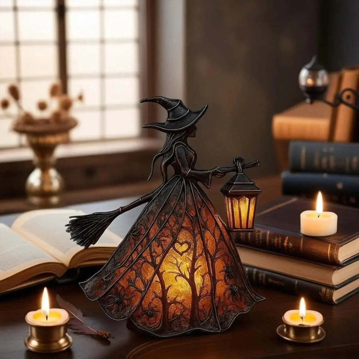 Halloween Witch Lamp