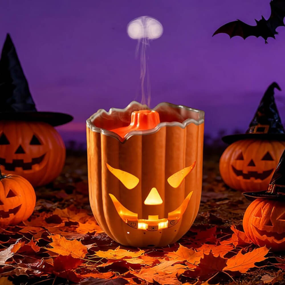 Pumpkin Mist Humidifier with Multicolor Light