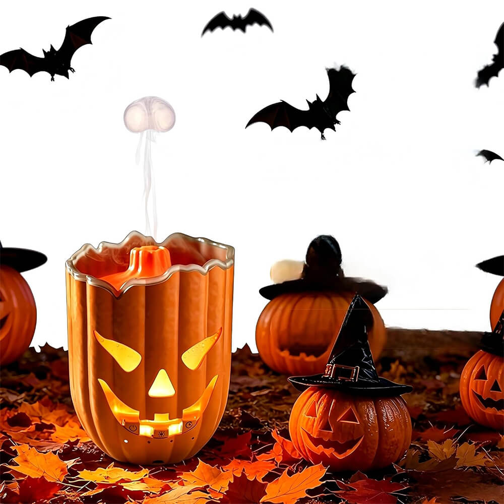 Pumpkin Mist Humidifier with Multicolor Light