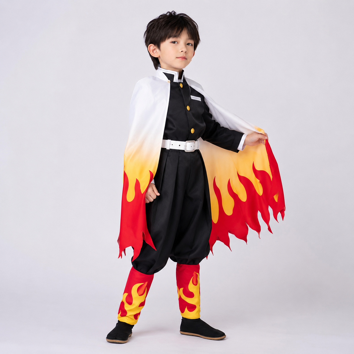Anime Warrior Kimono Halloween Cosplay Outfit