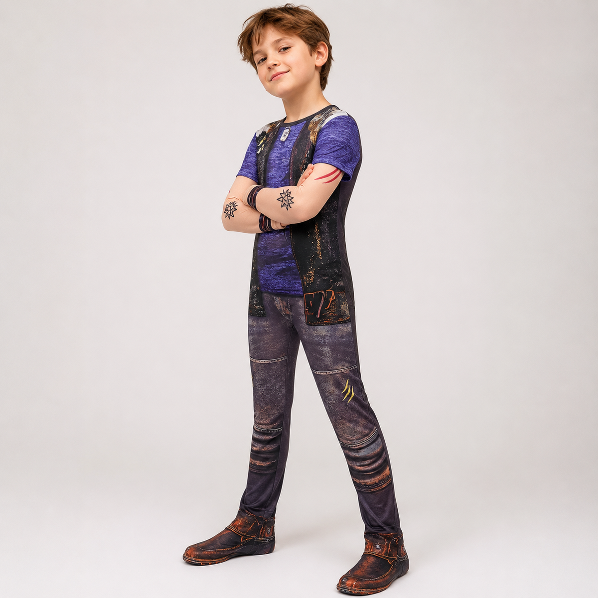 Kids' Zombie Halloween Jumpsuit Costume