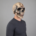Skull Mask with Moving Jaw - Halloween Cosplay Accessory