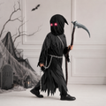 Grim Reaper Hooded Robe Halloween Costume Set