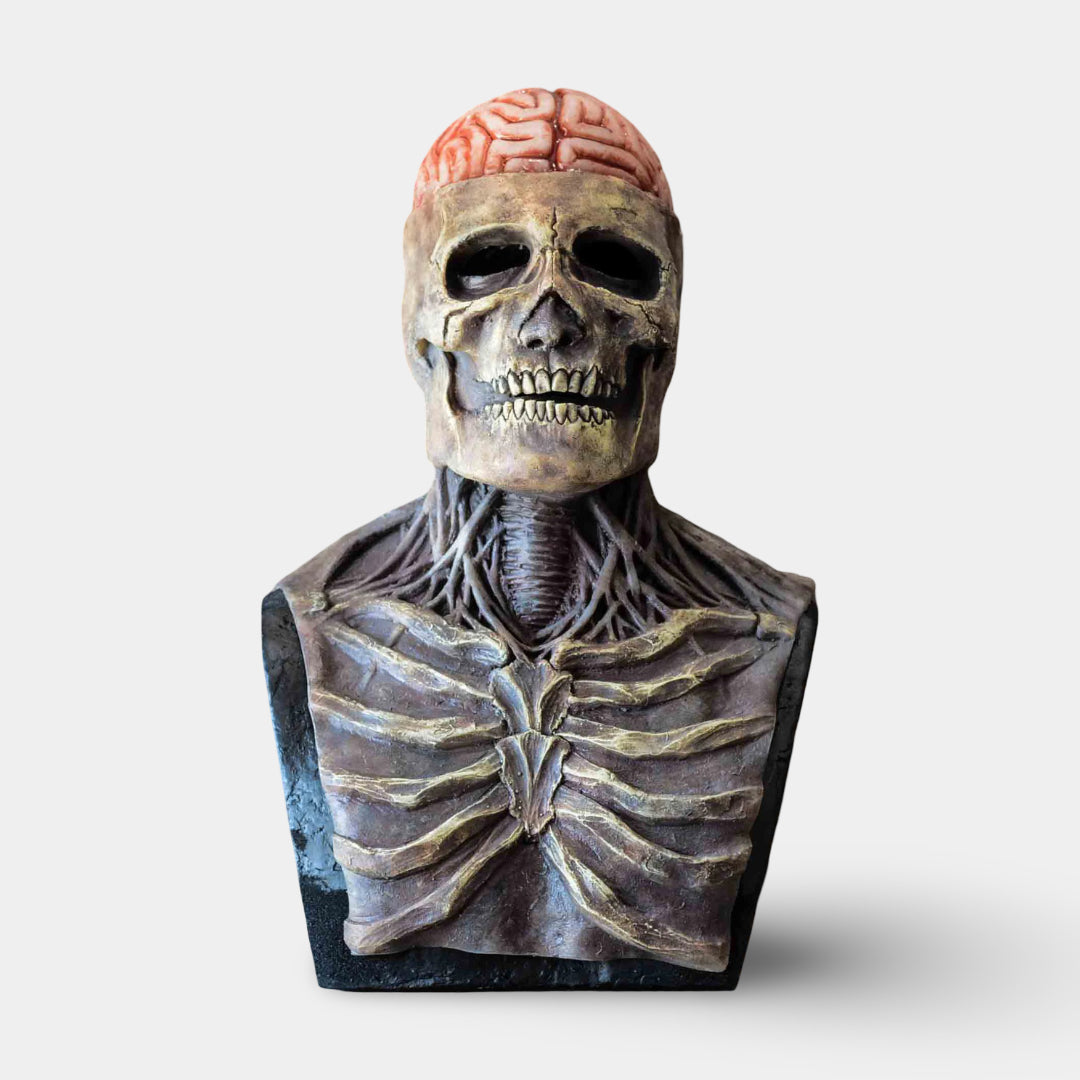 Skeleton Halloween Mask with Movable Jaw