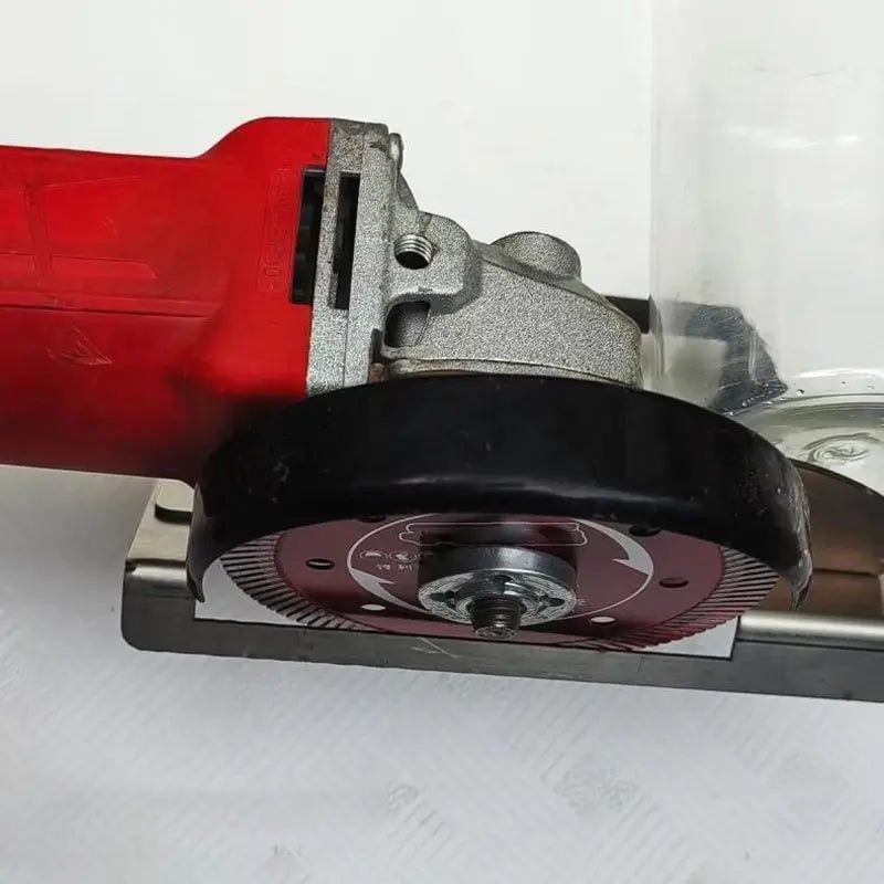 Angle Grinder Tile Holder – 45° Bevel Cuts, Vibration-Free & Precise
