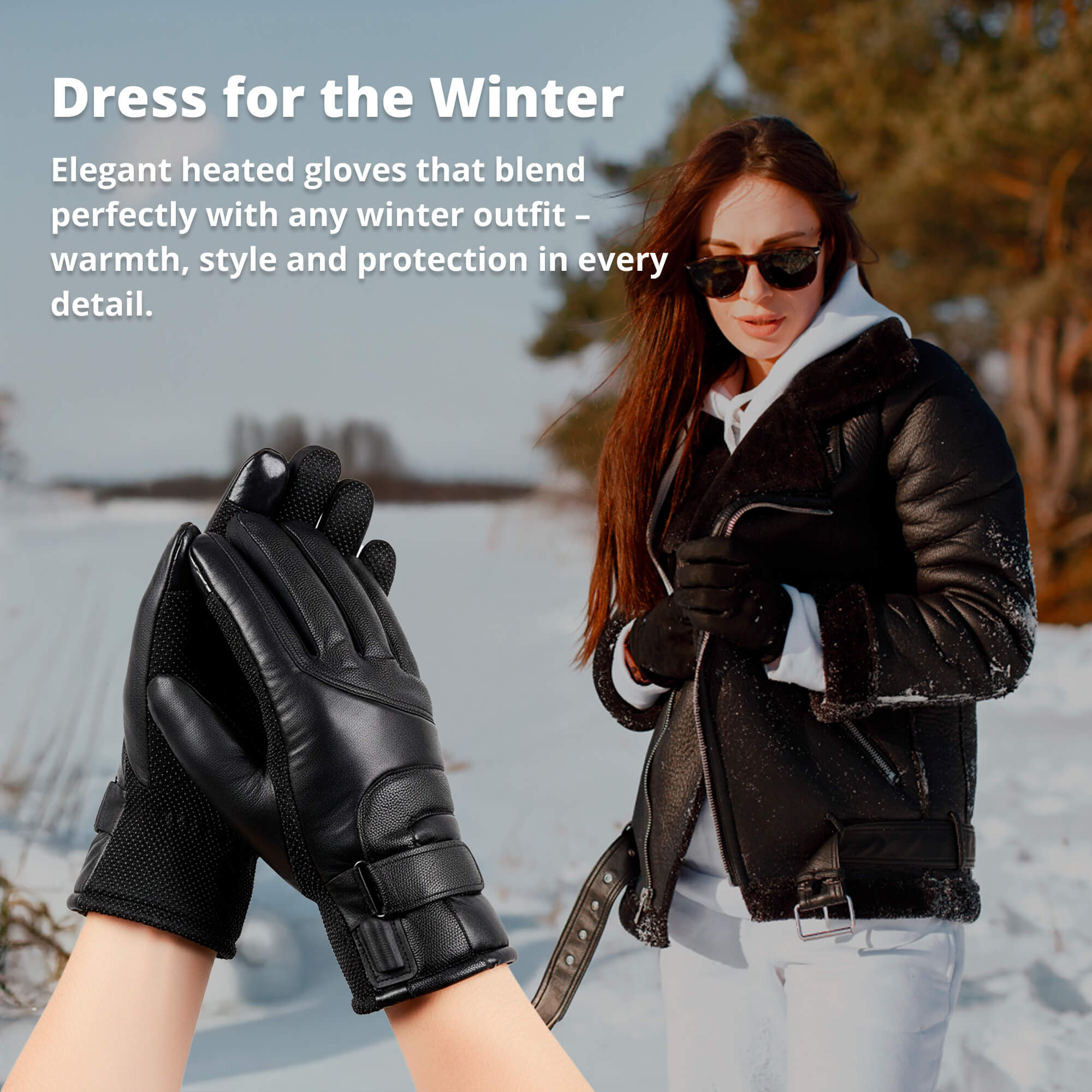 Heated Gloves for Women – USB Rechargeable Waterproof Thermal Winter Gloves