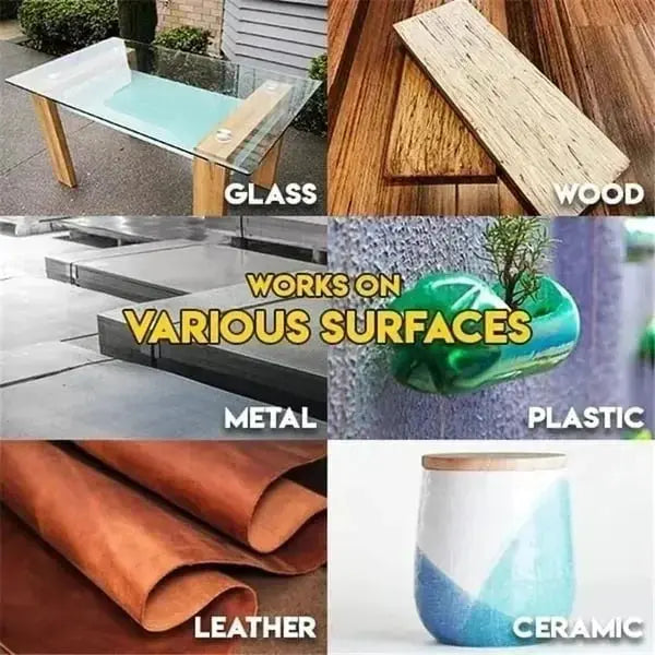 Multi-Purpose Repair Glue – Bonds Wood Glass & Ceramic with Free Extra Pack