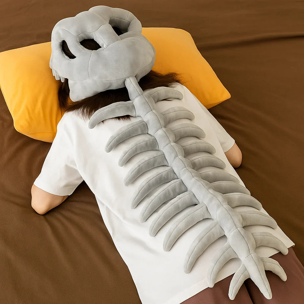 Kids’ Plush Dinosaur Skeleton Costume