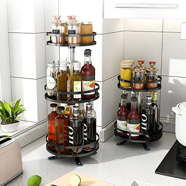 3-Tier Swivel Metal Organizer