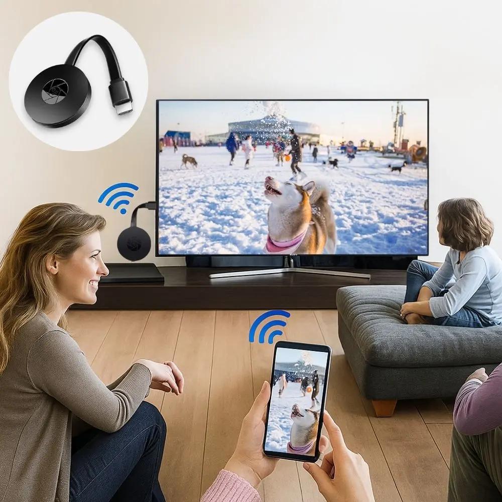 Wireless Screen Mirror Adapter – 1080P Instant Streaming & Big Screen Sync