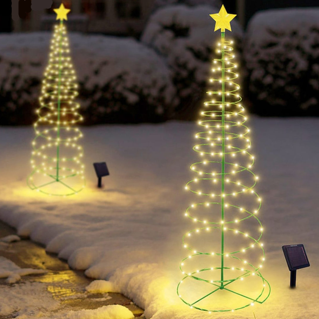 Solar LED Outdoor Christmas Tree Lights