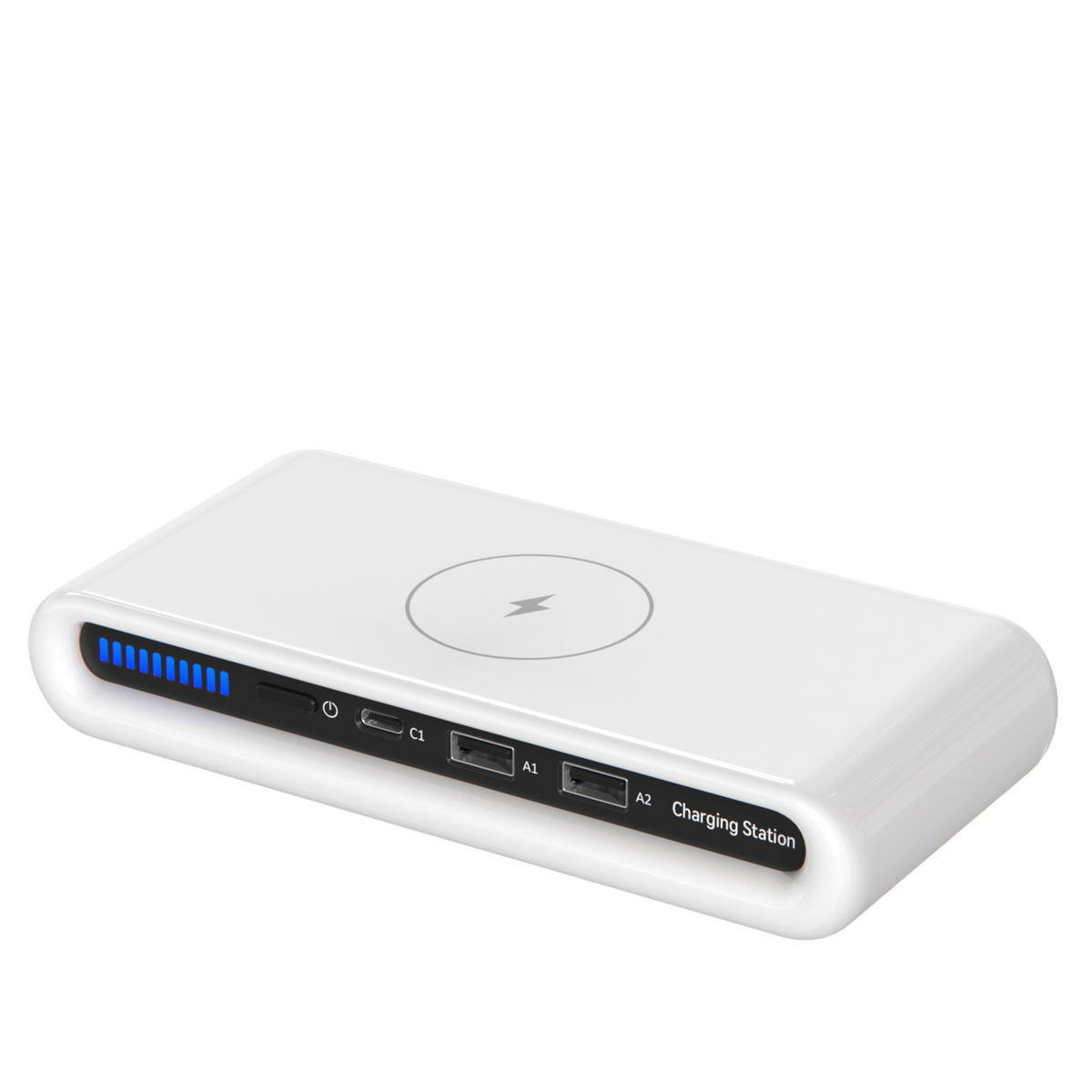 4-in-1 Wireless Charging Station – Multi-Device Fast Charge & Desk Organizer
