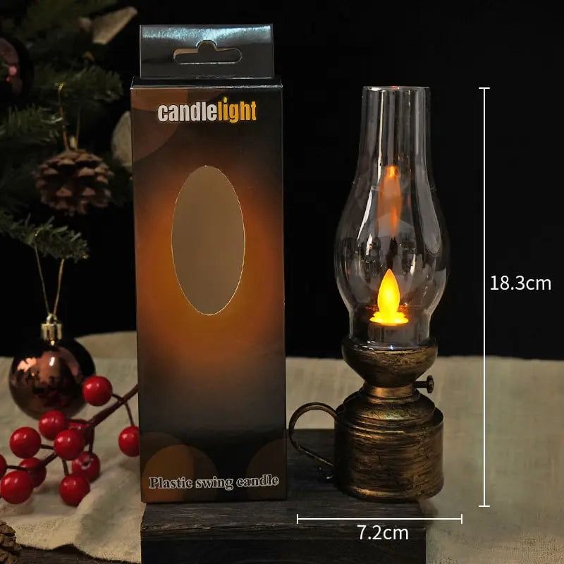 LED Lantern – Warm Atmosphere, Battery-Powered & Outdoor Safe