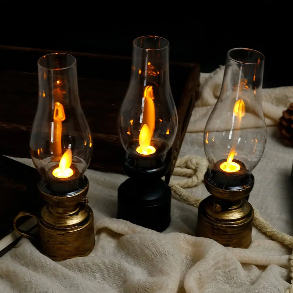 LED Lantern – Warm Atmosphere, Battery-Powered & Outdoor Safe