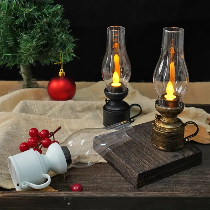 LED Lantern – Warm Atmosphere, Battery-Powered & Outdoor Safe