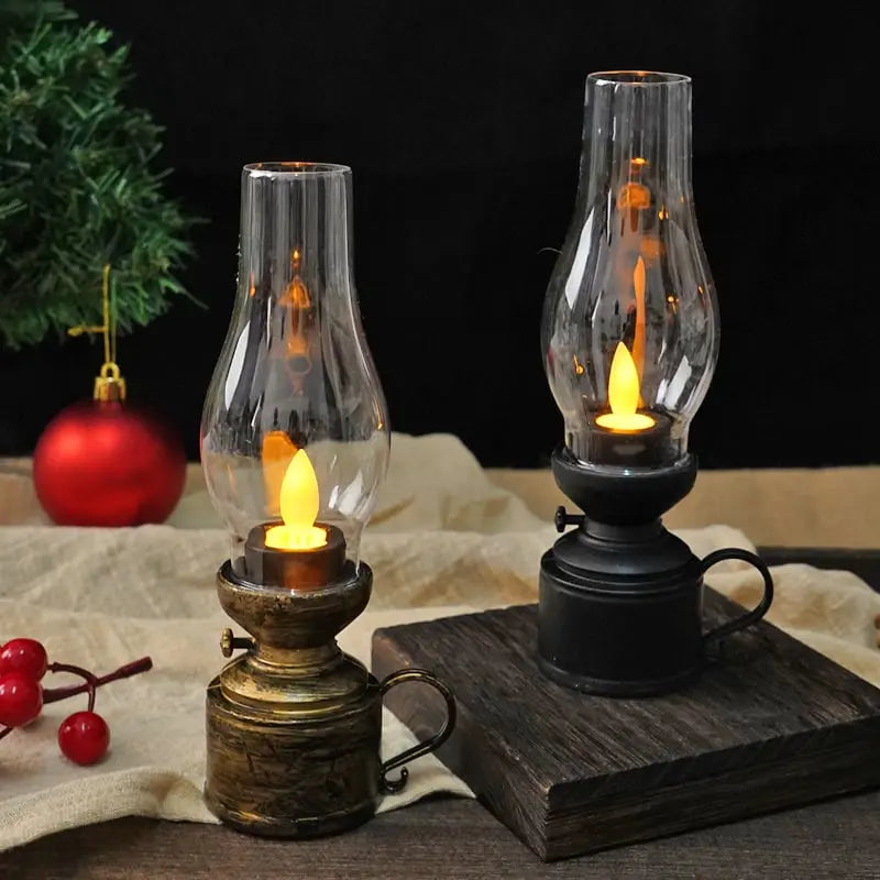 LED Lantern – Warm Atmosphere, Battery-Powered & Outdoor Safe