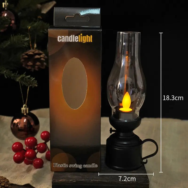 LED Lantern – Warm Atmosphere, Battery-Powered & Outdoor Safe