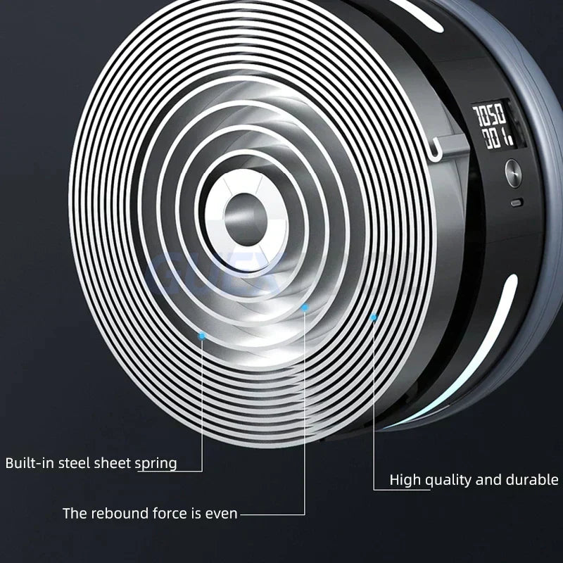 Ab Wheel with Automatic Rebound – Rep Counter &amp; Knee Pad Included
