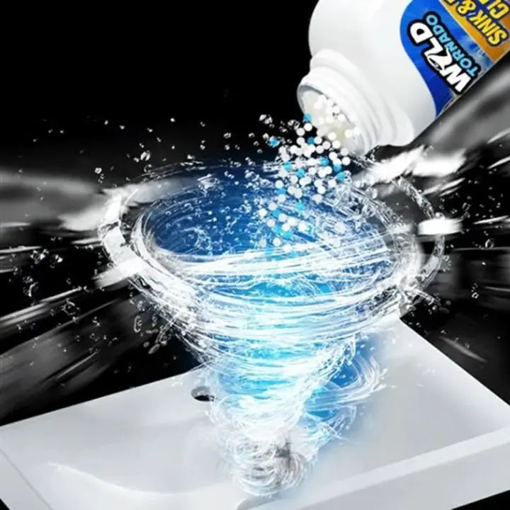 Powerful Drain Cleaner – Removes Grease, Hair & Blockages Without Damage