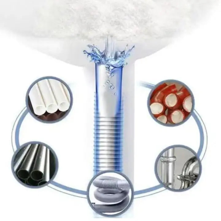 Powerful Drain Cleaner – Removes Grease, Hair & Blockages Without Damage