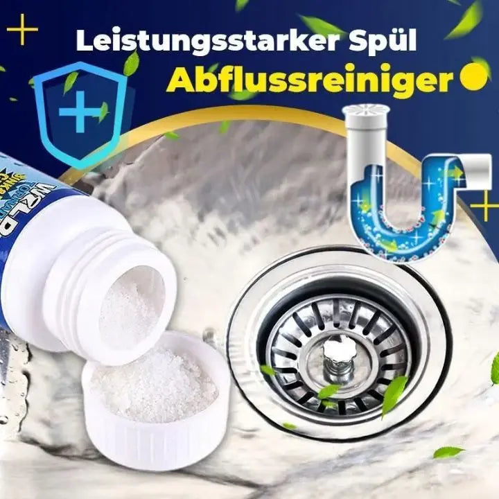 Powerful Drain Cleaner – Removes Grease, Hair & Blockages Without Damage