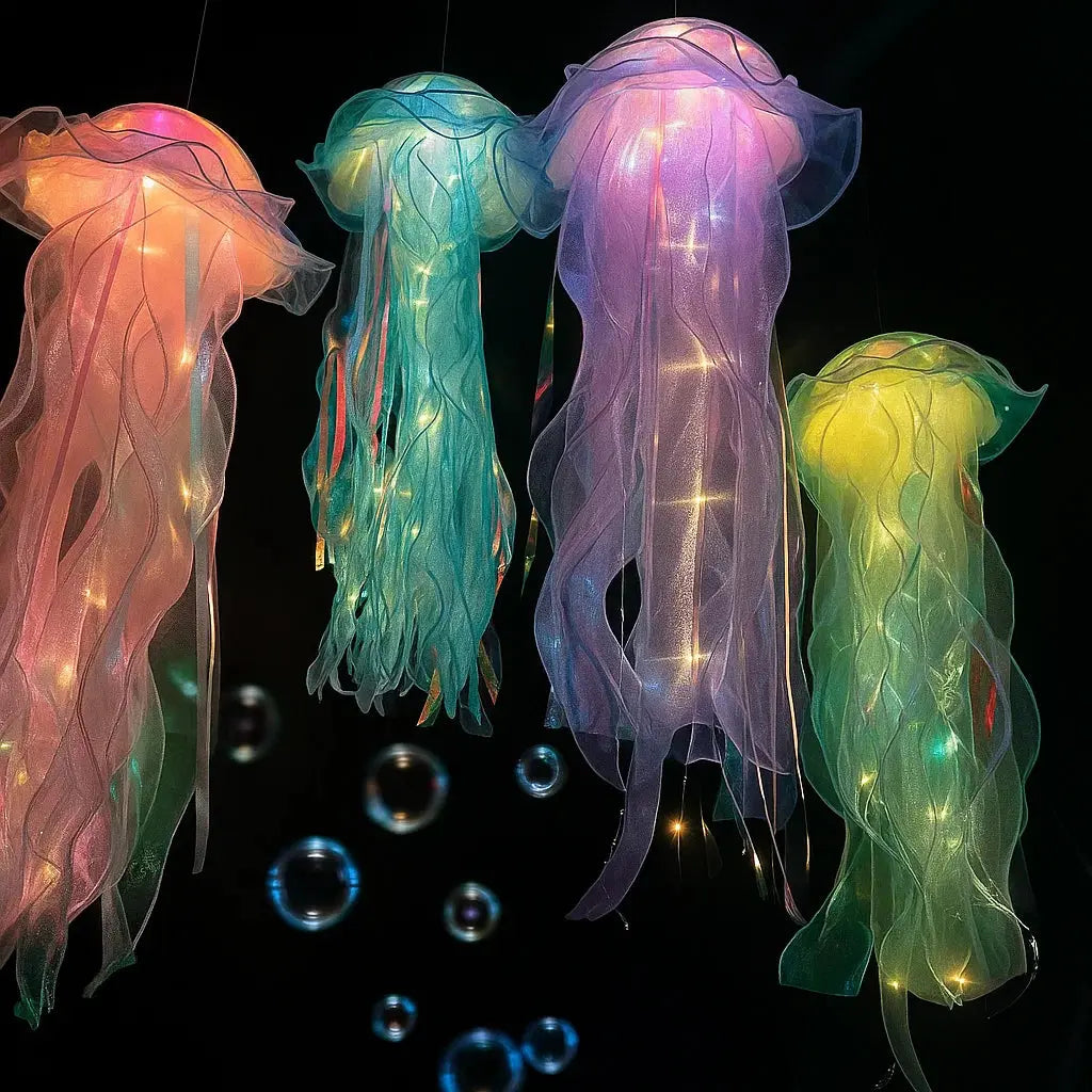 Glowing Jellyfish Decorative Light – Atmospheric Ambiance, LED & Color-Changing