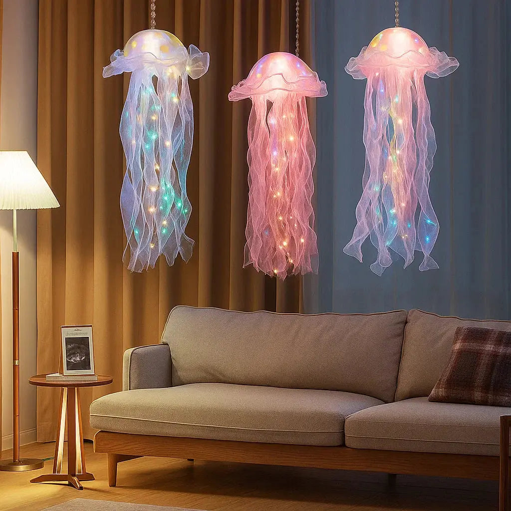 Glowing Jellyfish Decorative Light – Atmospheric Ambiance, LED & Color-Changing