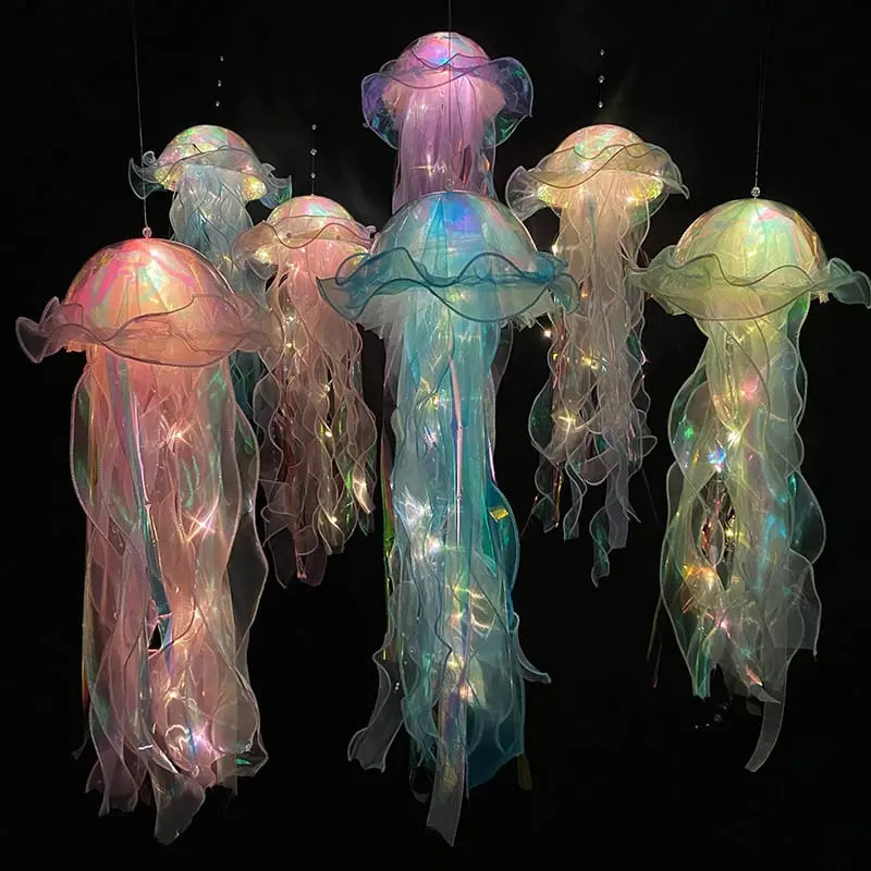 Glowing Jellyfish Decorative Light – Atmospheric Ambiance, LED & Color-Changing