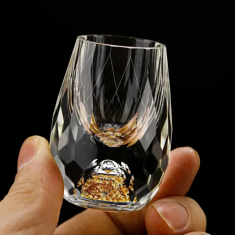 Crystal Shot Glass Set of 6 – Elegant Cut Glassware & Premium Drinkware
