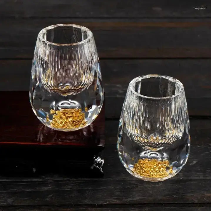 Crystal Shot Glass Set of 6 – Elegant Cut Glassware & Premium Drinkware