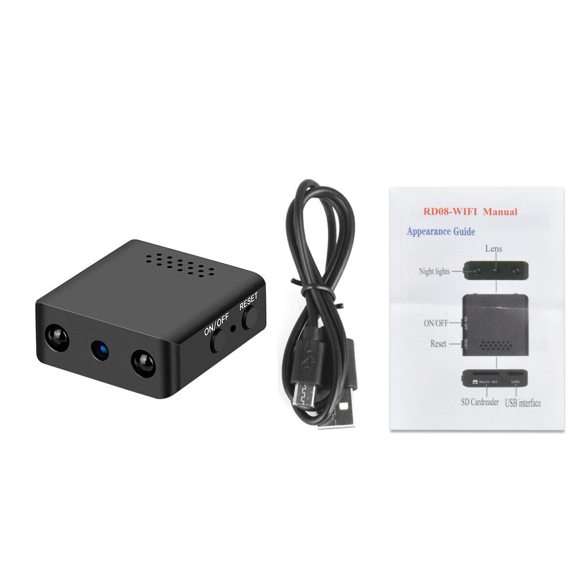 Micro HD WiFi Video Camera with Audio - Compact & High-Definition Surveillance Solution