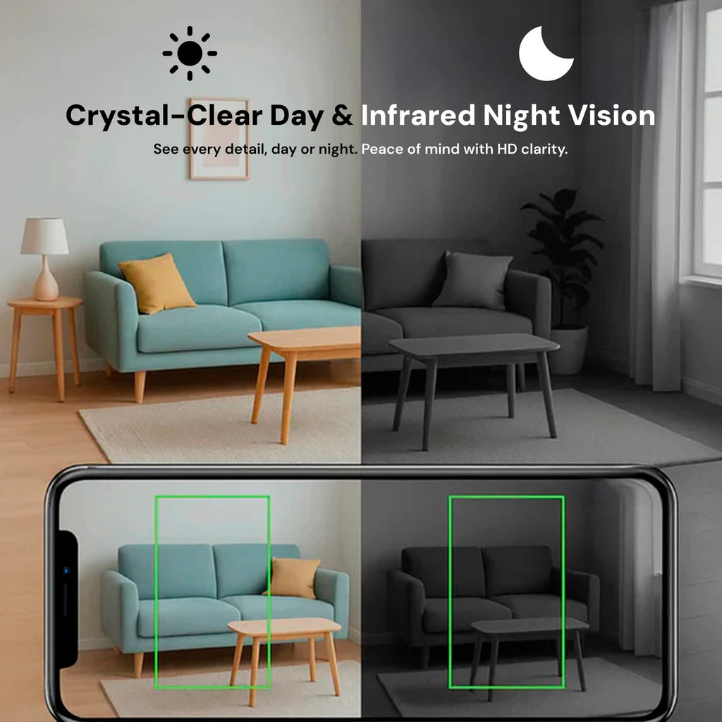 Mini Wireless Hidden Camera – HD Audio Surveillance for Home Security