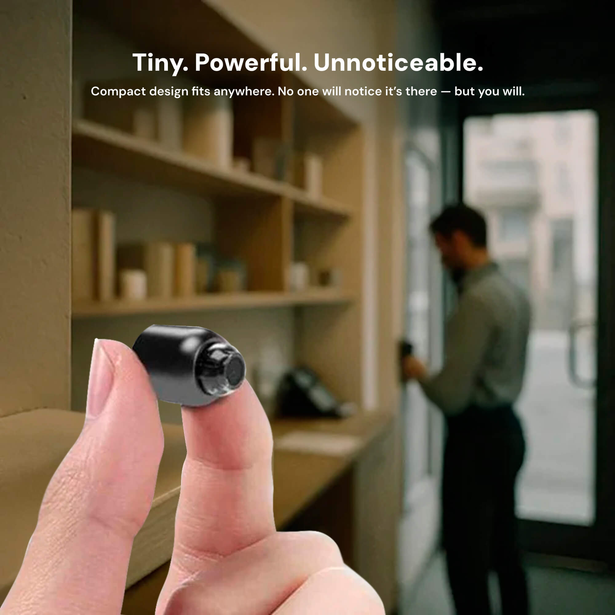 Mini Wireless Hidden Camera – HD Audio Surveillance for Home Security