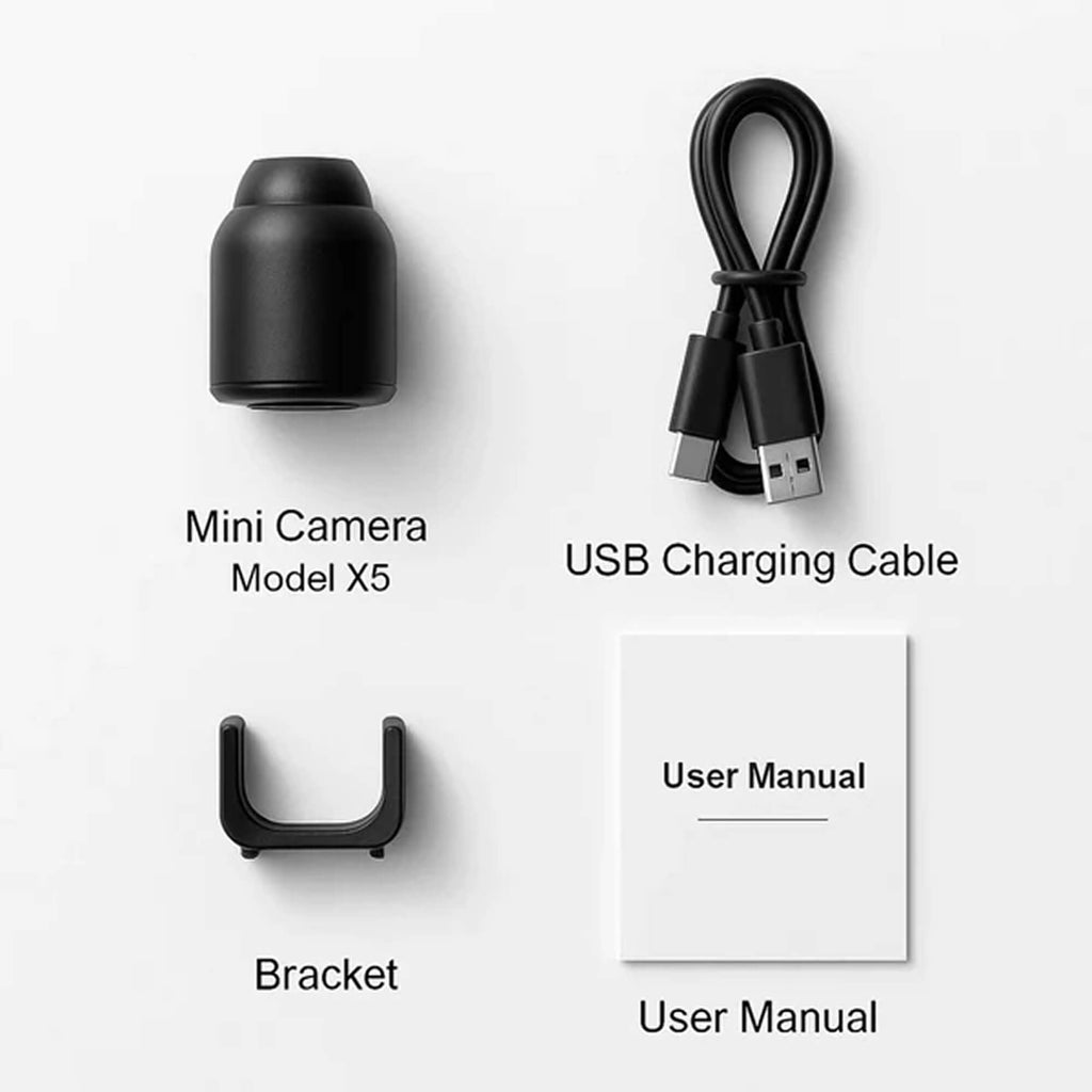 Mini Wireless Hidden Camera – HD Audio Surveillance for Home Security